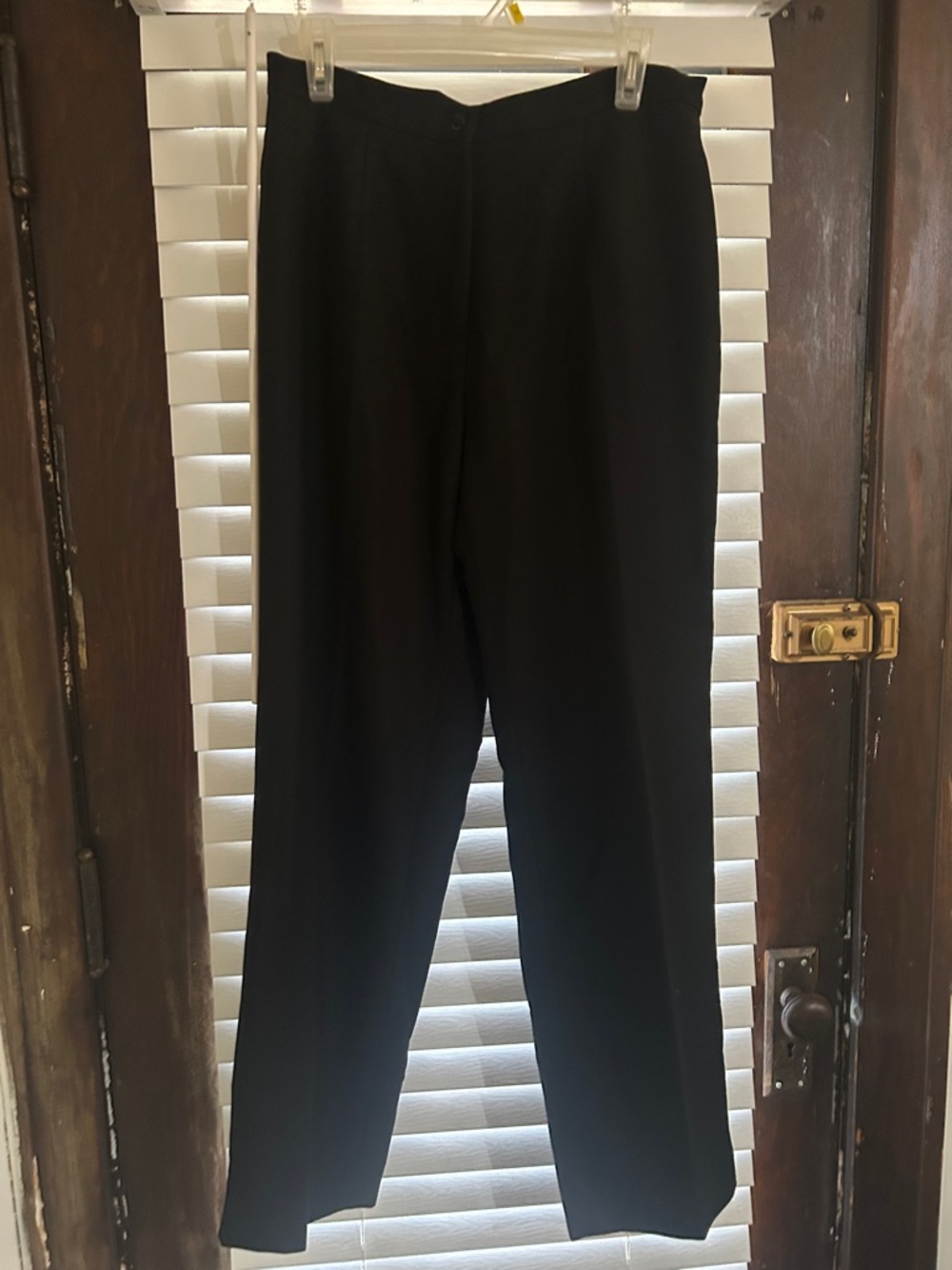 NICOLA Black Boot-Cut Dress Pants for Women